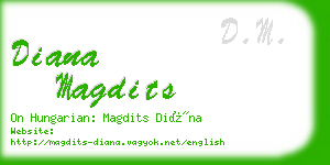 diana magdits business card